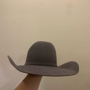 American hat co steel grey 7x cowboy hat